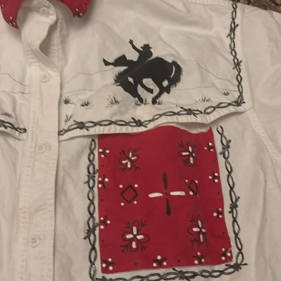 Vintage Ol’ Paint Cowboy Shirt - Picture 2 of 9